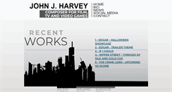 Desktop Screenshot of johnharveymusic.com